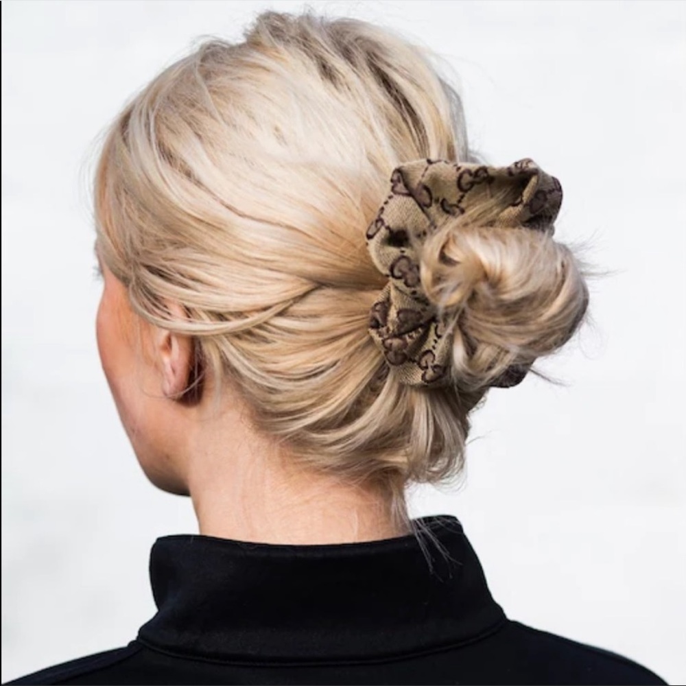 GG MONOGRAM LUXURY HAIR SCRUNCHIE ❤️‍🔥 - Picture 5 of 5